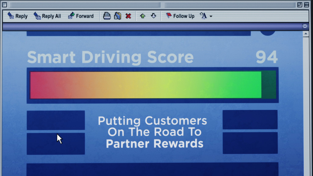 A sample image of the OnStar driving assessment that General Motors announced it would offer. (Copyright General Motors)