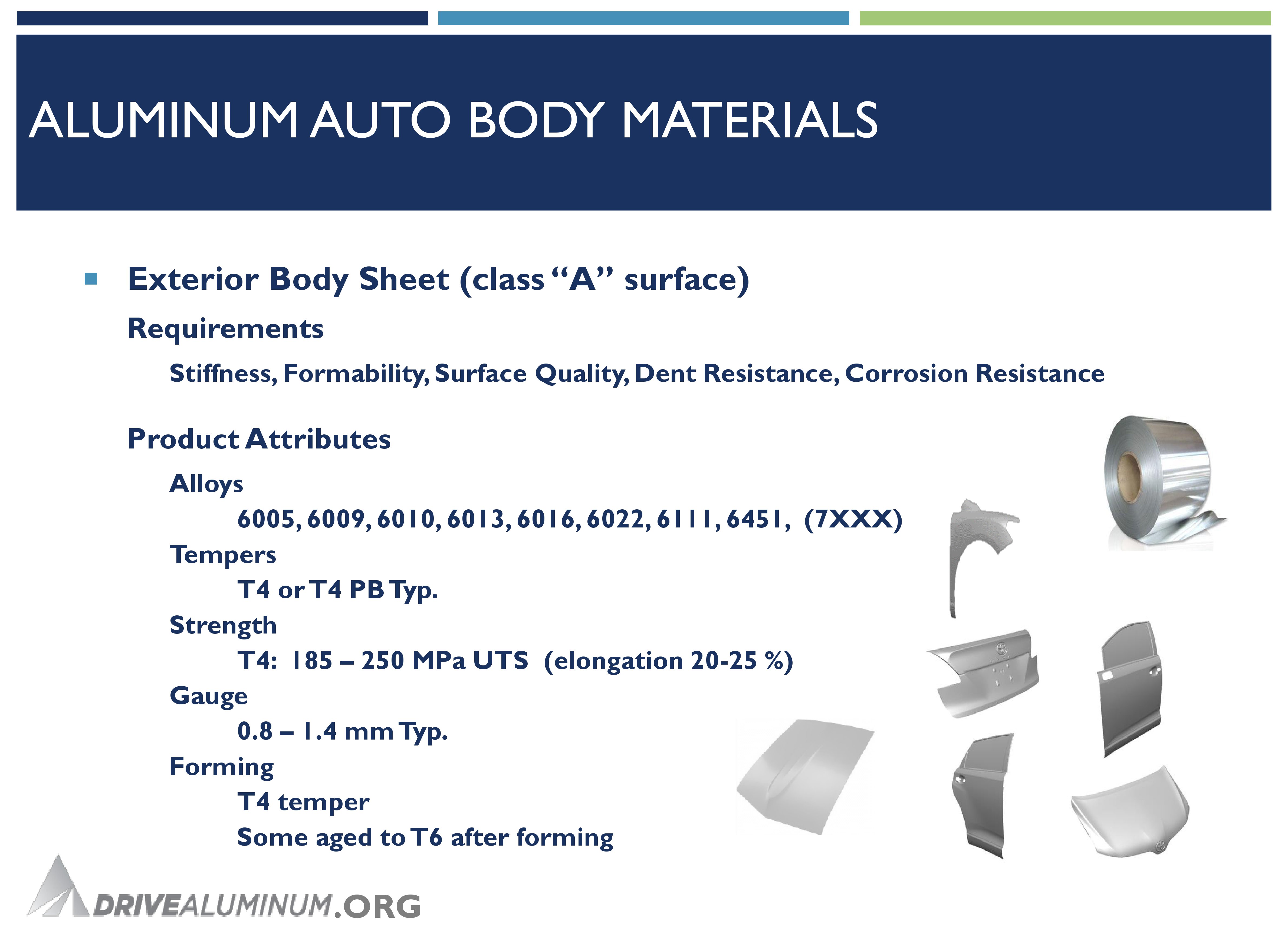 How do you determine the grade of an aluminum alloy?