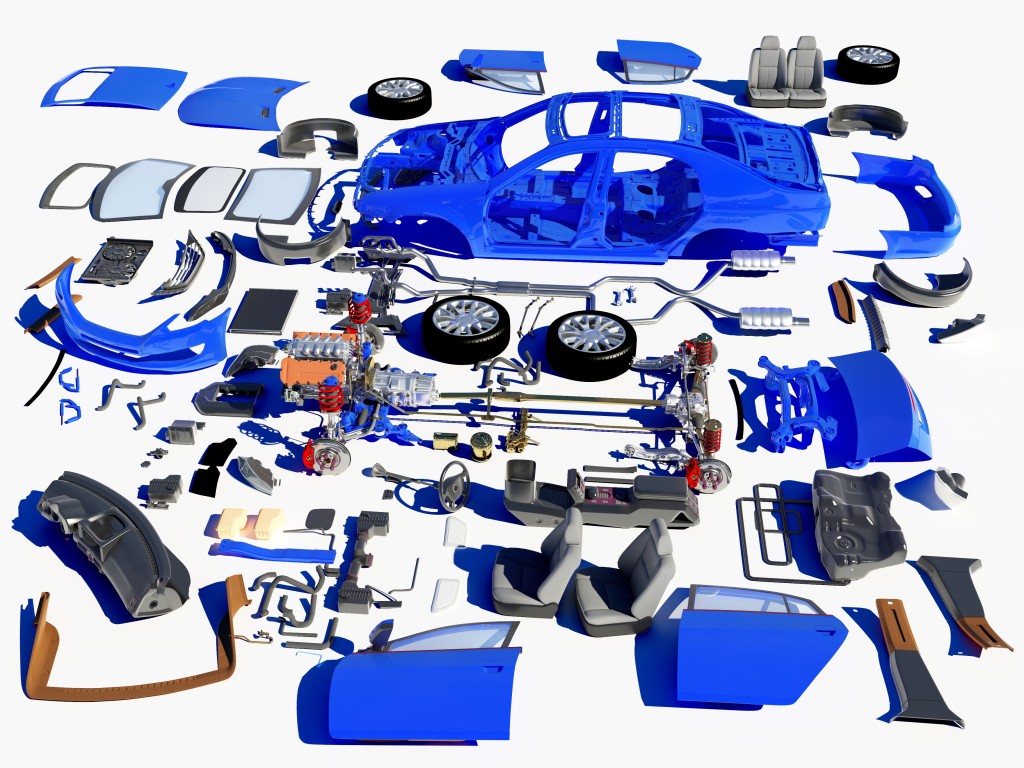 Auto parts are shown in this graphic. (1971yes/iStock/Thinkstock)