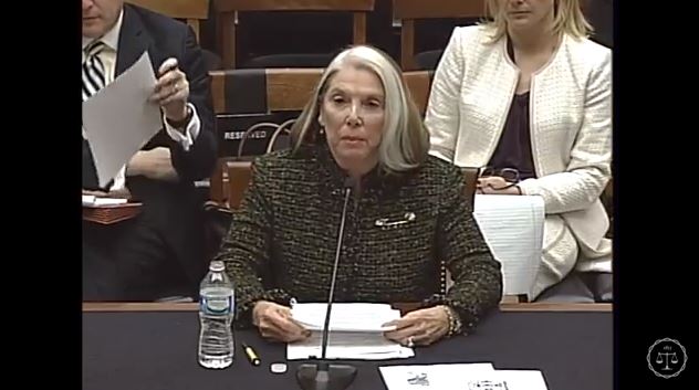 Felder's Collision Parts owner Pat Felder, seen here in a screenshot from subcommittee video, speaks Feb. 2, 2016, during the Courts, Intellectual Property, and the Internet Subcommittee of the House Judiciary Committee hearing on the PARTS Act. (Screenshot from House subcommittee video on YouTube)