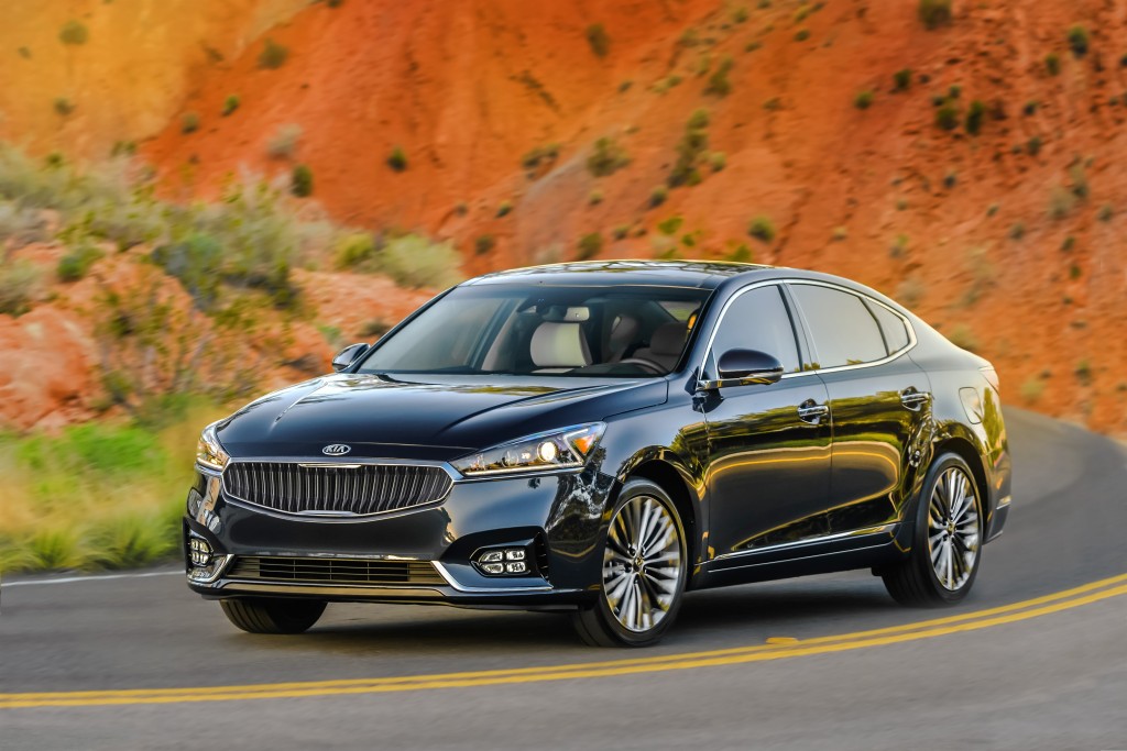 The 2017 Kia Cadenzas includes more than 50 percent advanced-high-strength steel, more than double the previous-generation Cadenza. (Provided by Kia)