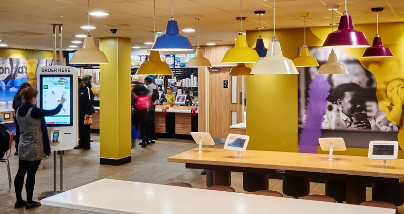 An example of the tablets coming to United Kingdom McDonald's under a new initiative. (Provided by SOTI via PRNewsFoto United Kingdom)