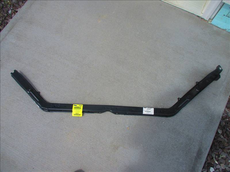 A CAPA Subaru radiator upper tie bar ordered by Parker's Classic Auto Body is shown. Owner Mike Parker said a Rockwell hardness test found the part to be 110 megapascals stronger than the OEM original. (Provided by Parker's Classic Auto Body)