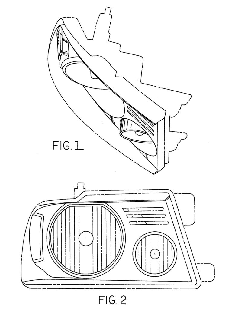 ford headlight d501685