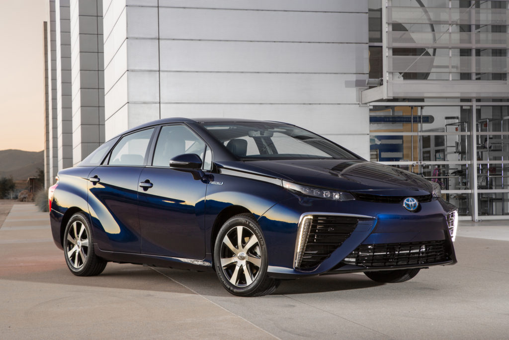 The 2016 Toyota Mirai. (Provided by Toyota)