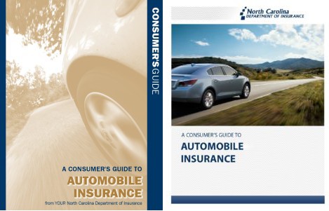 The 2010 (left) and 2016 versions of the North Carolina Consumers Guide to Automobile Insurance are shown. (Provided by North Carolina Department of Insurance)