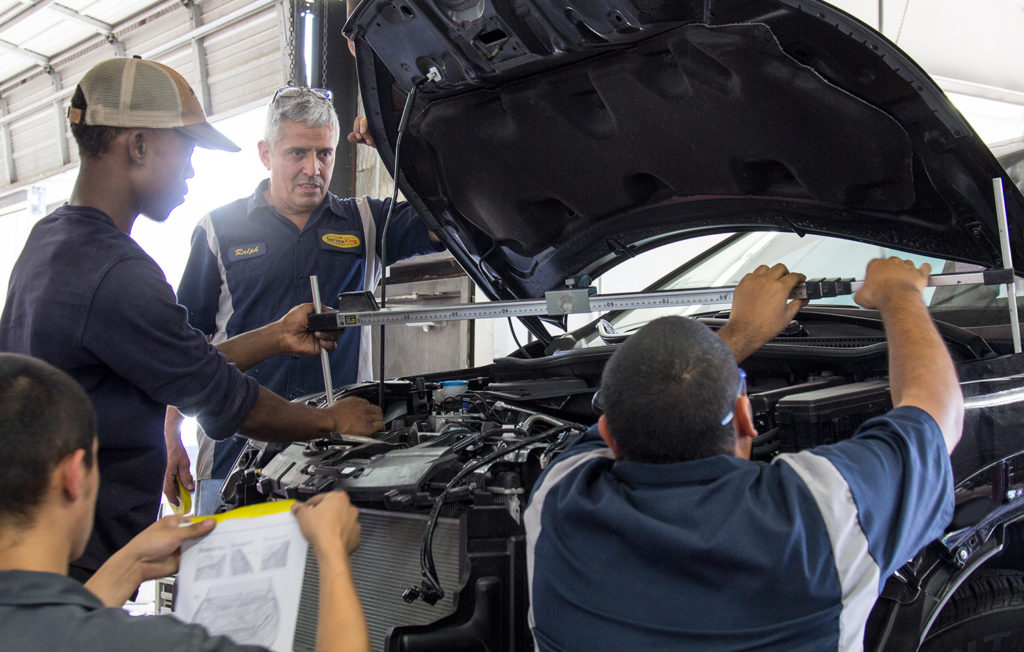 With an inaugural class of 40 apprentices graduated this year and more than double that number in the works for 2017, Service King is another notable example of a collision repairer with a formal plan to build its own employees and alleviate a technician shortage. (Provided by Service King)