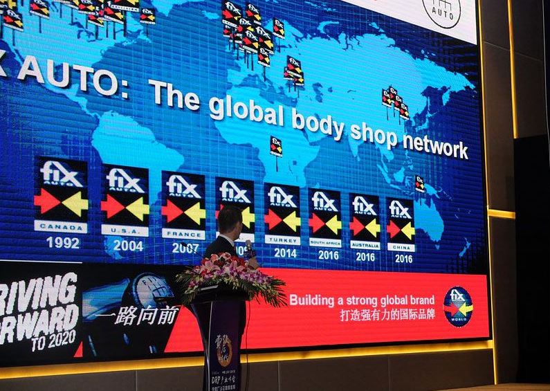 Fix Auto's quest for collision repair global dominance continued Dec. 1, 2016, with the announcement that the franchisor had launched a 78-shop Fix Auto China, "with momentum building and new locations being added regularly." (Provided by Fix Auto China)