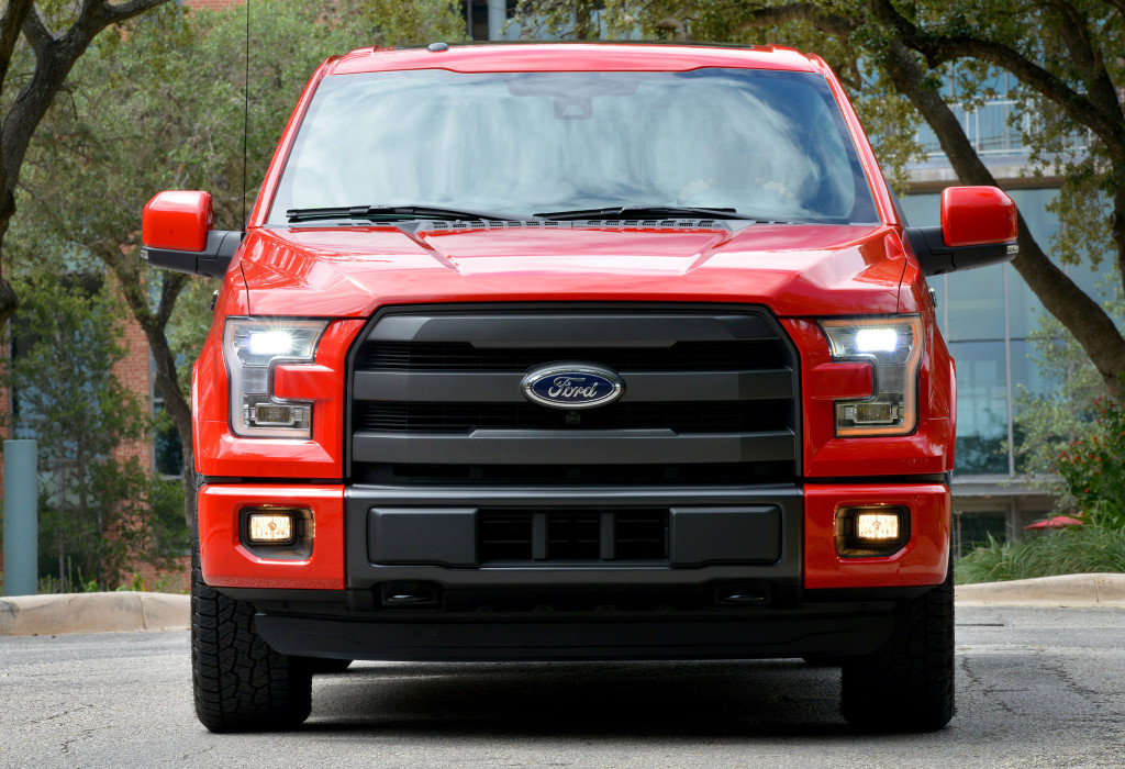 The 2015 Ford F-150 is seen in San Antonio, Texas, in September 2014. (Sam VarnHagen/Provided by Ford)