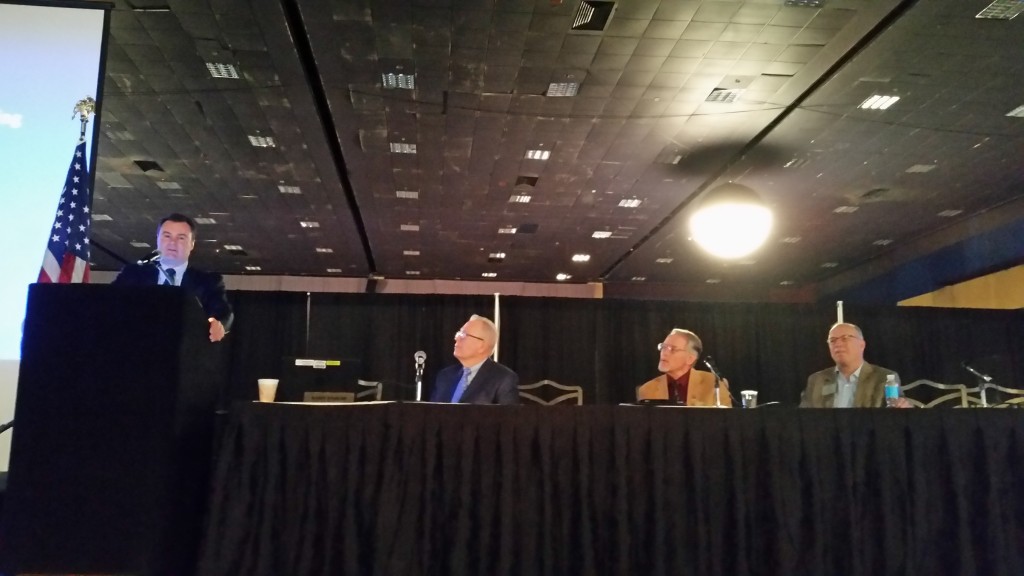 The Collision Industry Conference Class A definition panel is shown Tuesday, Nov. 3, 2015, at SEMA. (John Huetter/Repairer Driven News)