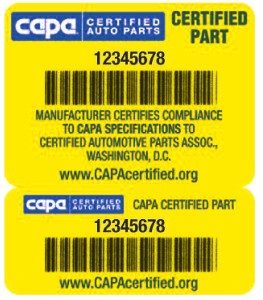 An example of the CAPA seal is shown. (Provided by CAPA)