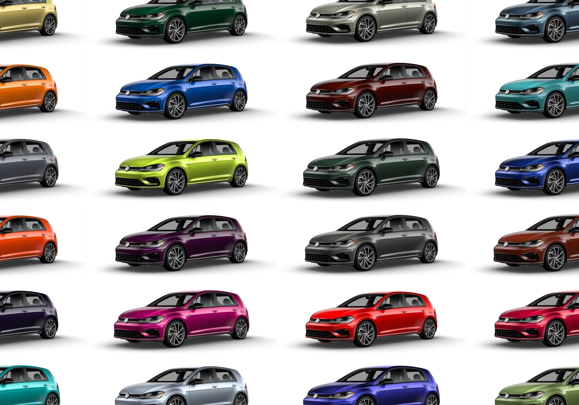 Volkswagen Colour Chart