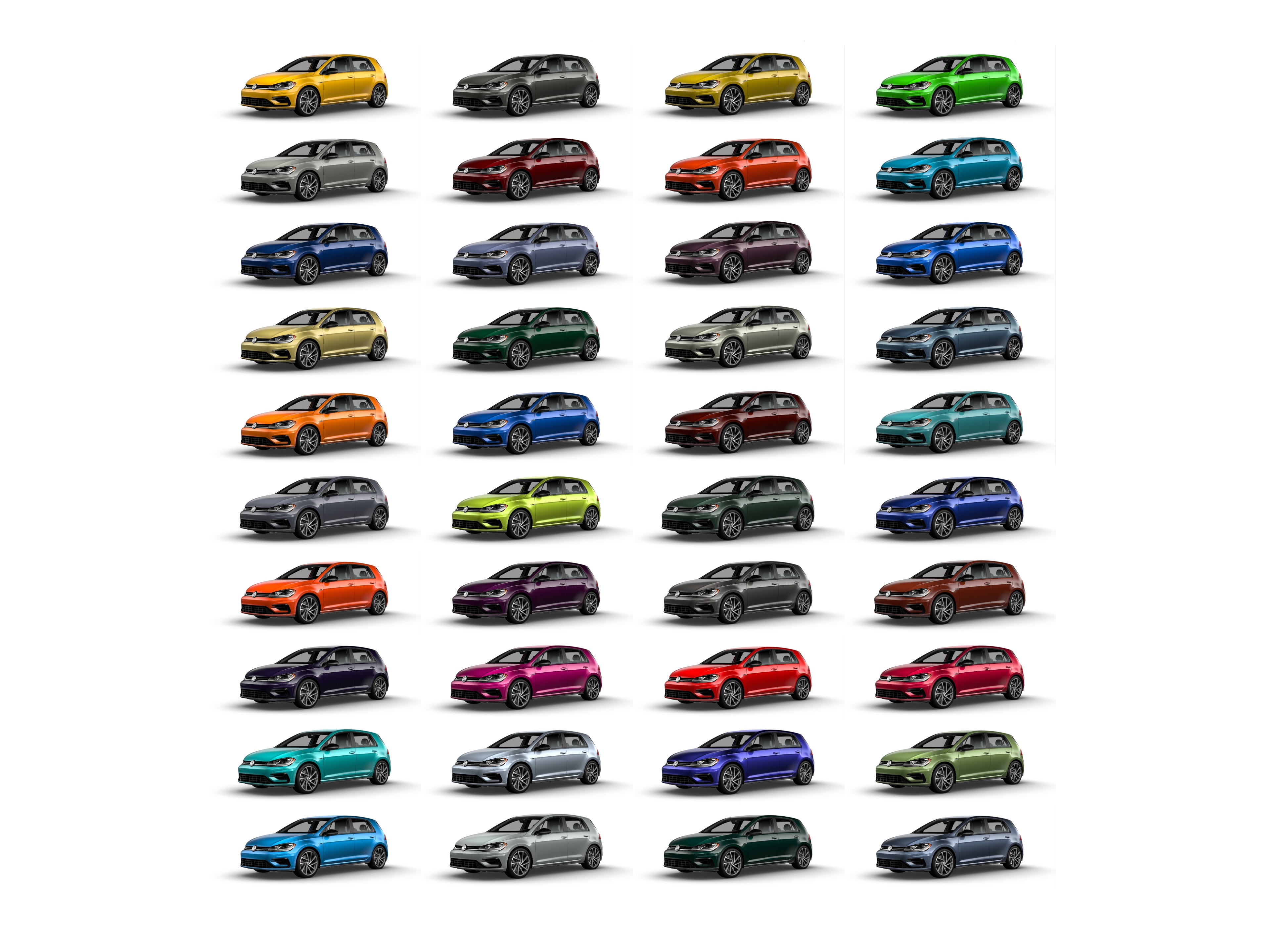 Volkswagen Paint Code Chart