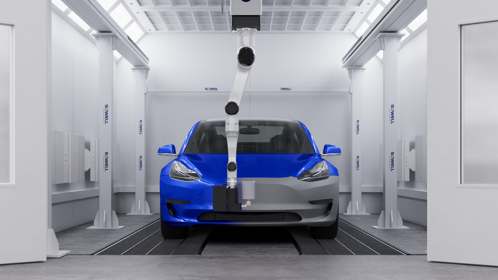 Chinese company delivers its first automated spray painting robot for aftermarket repair